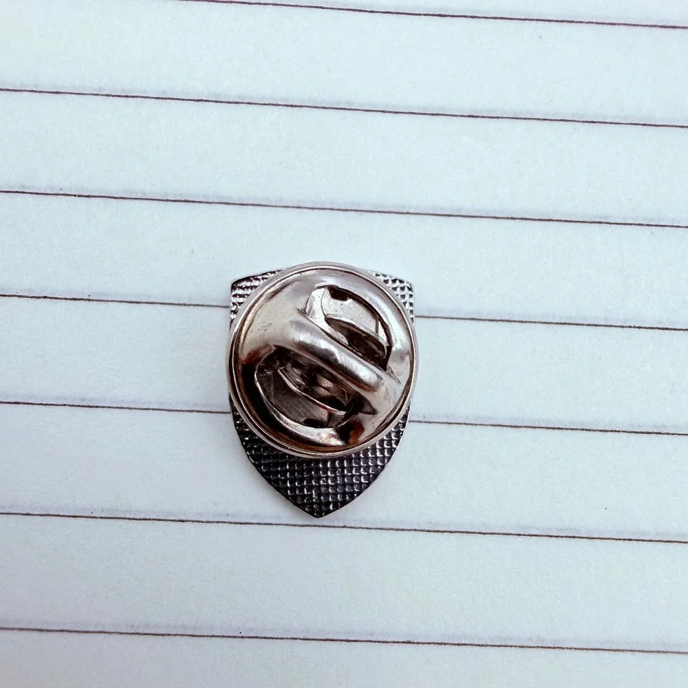 Porsche Crest Enamel Lapel Pin Stuttgart Shield Logo Gold Red Black Hat Pin